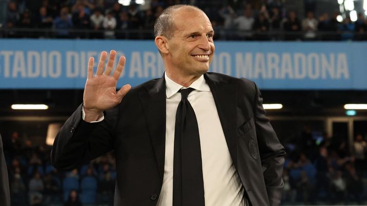 Massimiliano Allegri (allenatore AC Milan), qui prima di Napoli-Milan 1-0 (Serie A 2025-2026) | News (Getty Images) Pellegatti: 'Critiche ad Allegri? Divento matto! Ha giocato senza i migliori attaccanti'