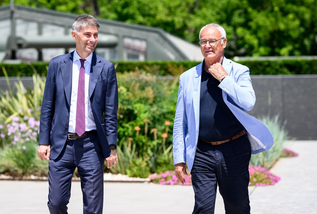 Trigoria, il primo giorno di Massara in compagnia di Ranieri – FOTO GALLERY - immagine 7