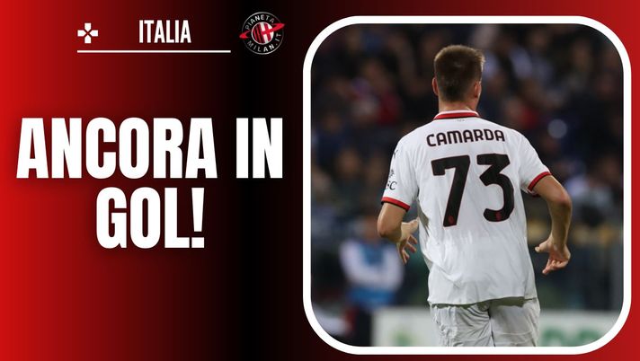 Francesco Camarda AC Milan Cagliari-Milan 3-3 Serie A 2024-2025