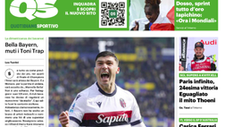 Il Bologna passa a Verona e vede l’Europa: le aperture dei giornali