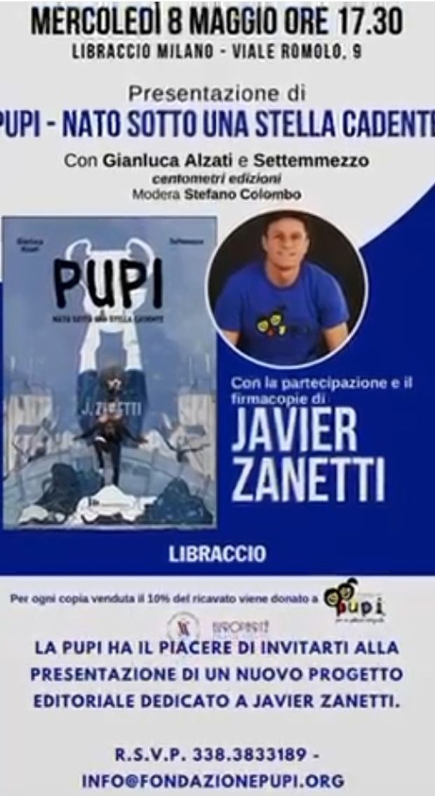 Pupi – Nato sotto una stella cadente: il fumetto dedicato a Zanetti- immagine 2