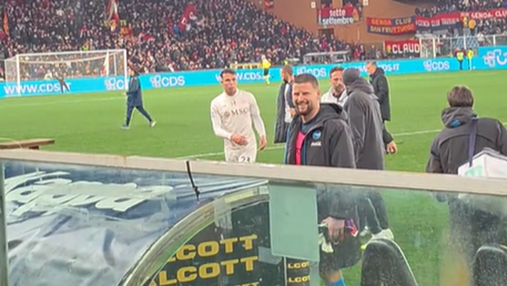 Contini show a Marassi: simpatica gag con un tifoso del Napoli – IL VIDEO - immagine 1