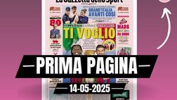 Prima pagina Gazzetta dello Sport: “Coppa Italia, ti voglio”