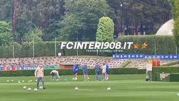 VIDEO FCIN1908 / Inter, Lautaro e Pavard evitano il torello: riscaldamento a parte