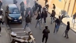 VIDEO – Pisa-Verona, alta tensione tra ultras.  I tifosi arrivano allo scontro