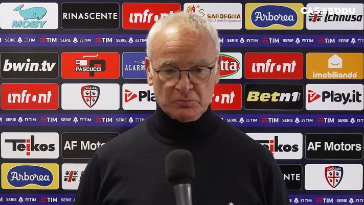 Cagliari, Ranieri: “Vogliamo portare barca fuori dalla burrasca. Frosinone gioco ok”  Cagliari Ranieri