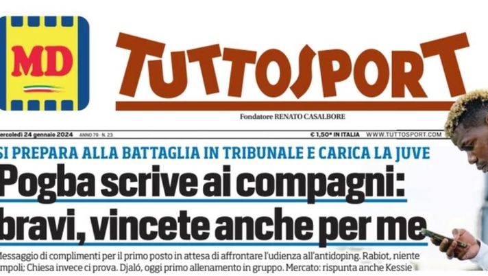 prima pagina tuttosport