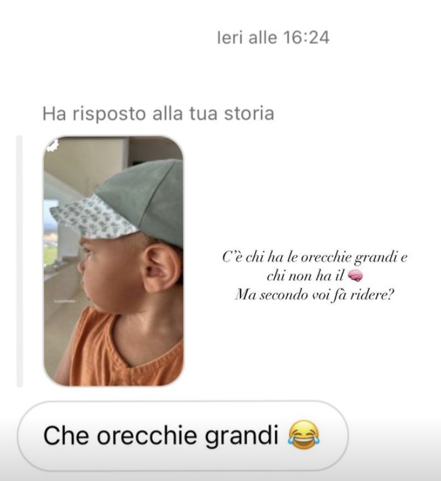 Un’hater contro il figlio di Zoe Cristofoli: lei non ci sta e sbotta così- immagine 2