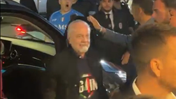 Dopo la parata, la cena privata a Posillipo: l’arrivo del presidente De Laurentiis