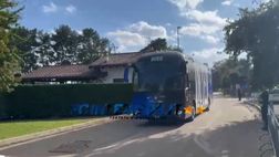 VIDEO FCIN1908 / Udinese-Inter, i nerazzurri lasciano Appiano verso il Friuli: le immagini