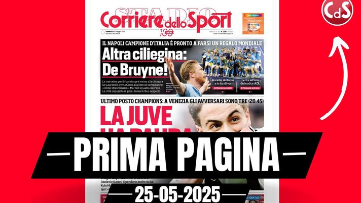 Prima pagina Corriere dello Sport: 'Italiano e Bologna, ci siamo'