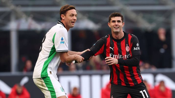 Sassuolo-Milan, Nemanja Matic e Christian Pulisic