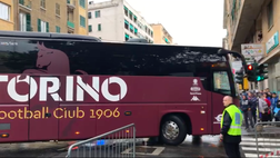 Video – Sampdoria-Torino, l’arrivo del pullman granata a Marassi