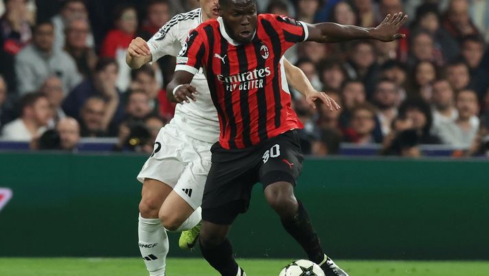 Yunus Musah AC Milan Real Madrid-Milan 1-3 Champions League 2024-2025