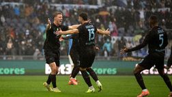 Serie A, Lazio-Napoli 0-2: Conte sorride grazie a Spinazzola e Rrahmani. Sarri è nono