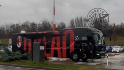 Milan, l’arrivo a Malpensa prima della partenza per l’Arabia Saudita in vista della Supercoppa
