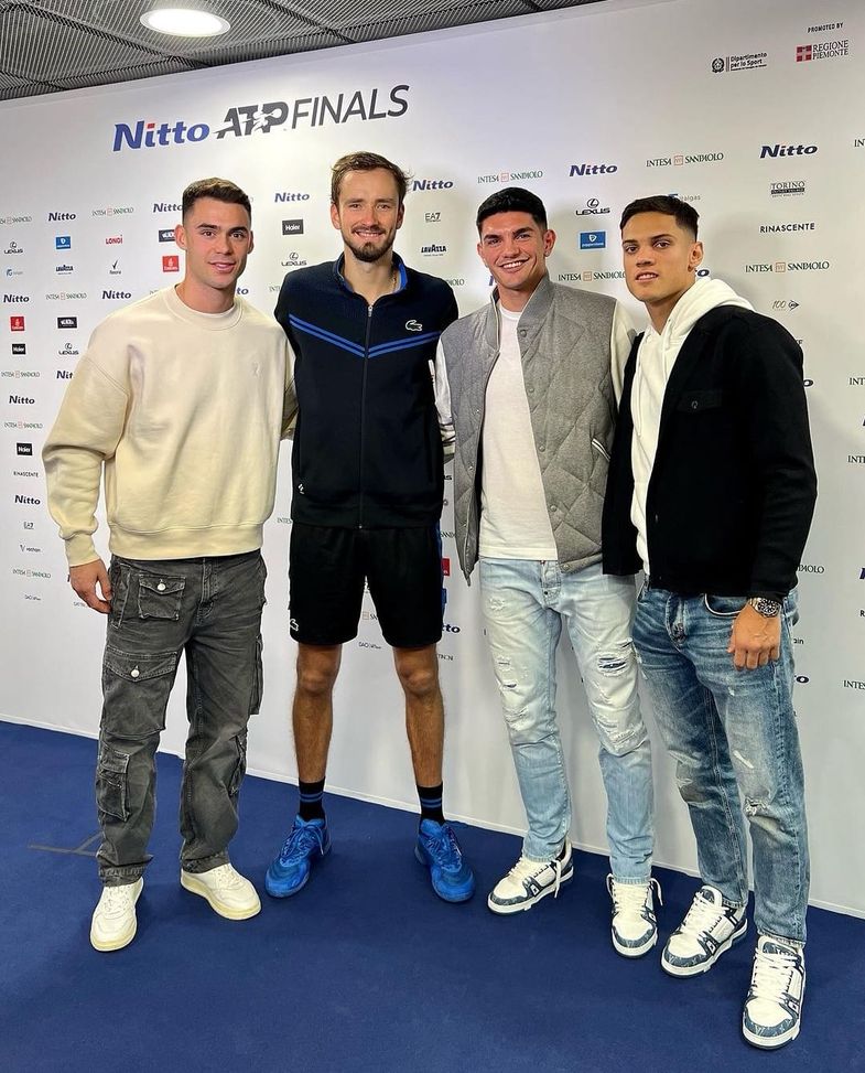 Ricci, Bellanova e Gemello hanno assistito alle ATP Finals di Torino- immagine 2
