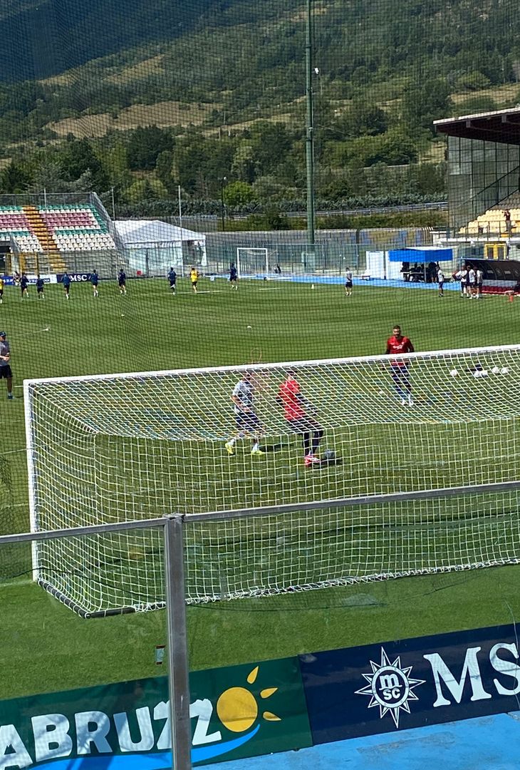 GALLERY Allenamento con i piedi per tre portieri azzurri - immagine 4