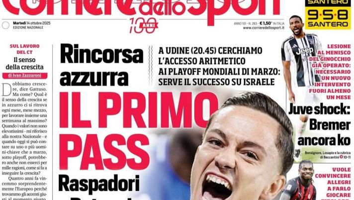 Il Napoli sui media: le prime pagine dei quotidiani di oggi- immagine 1