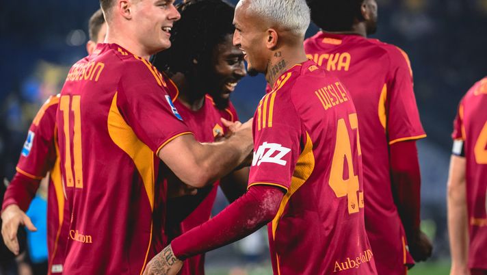 Getty Images
Wesley gol, la Roma piega il Como Gasp va a tre punti dall’Inter prima - immagine 1