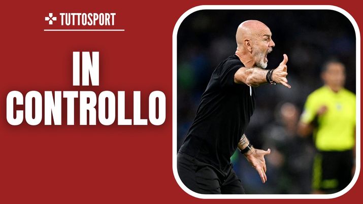 Stefano Pioli (allenatore AC Milan), qui al termine di Napoli-Milan 2-2 (Serie A 2023-2024) | News (Getty Images) Stefano Pioli AC Milan Napoli-Milan 2-2 Serie A 2023-2024