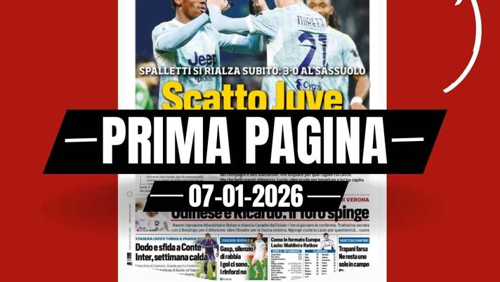 Prima pagina Tuttosport: 'Lazio, Maldini e Ratkov' Prima pagina Tuttosport: 'Lazio, Maldini e Ratkov'