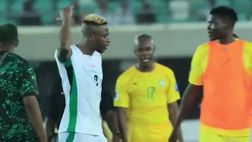 Nigeria, Osimhen spintona e sgrida i compagni: anche il sostituito Chukwueze…