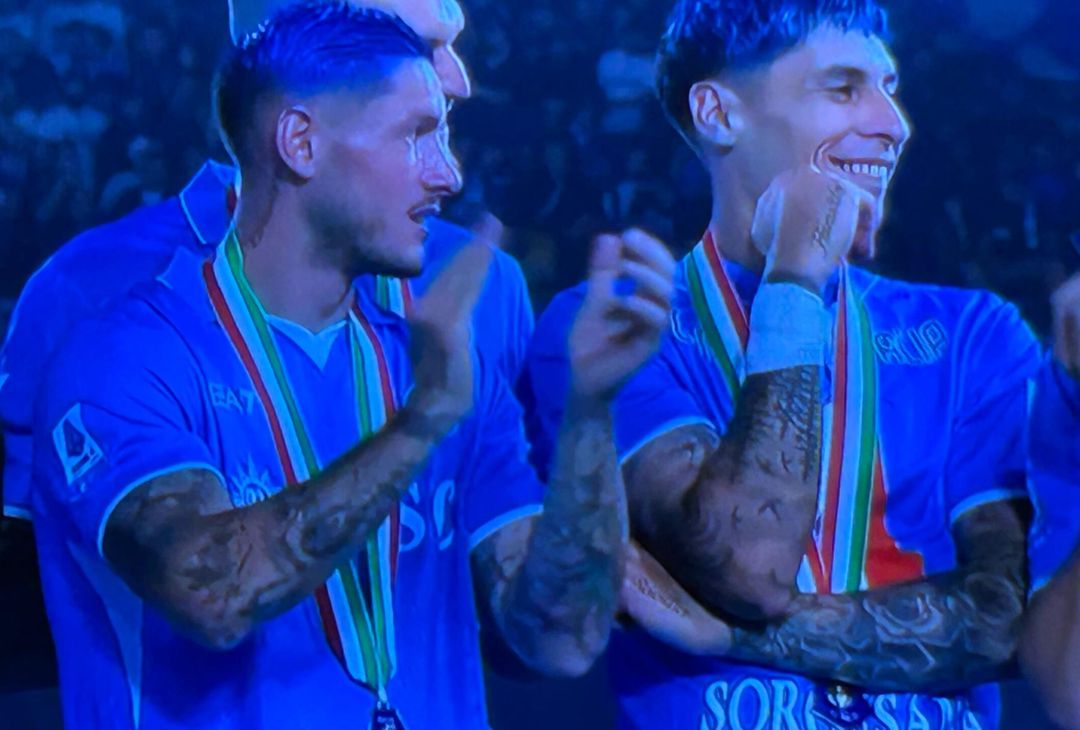 GALLERY Il momento più bello: la premiazione del Napoli campione d’Italia - immagine 39