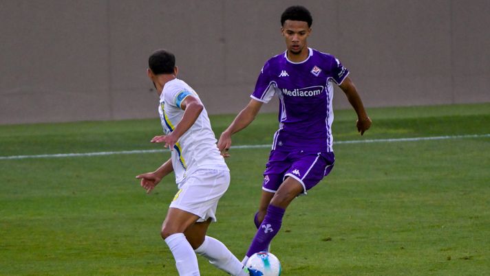 GERMOGLI PH: 25 LUGLIO 2025 BAGNO A RIPOLI VIOLA PARK PARTITA AMICHEVOLE FIORENTINA VS CARRARESE NELLA FOTO RICHARDSON Richardson