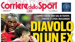 PRIMA PAGINA CORRIERE DELLO SPORT OGGI: “I tesori di Napoli: King Conte e 150 milioni”