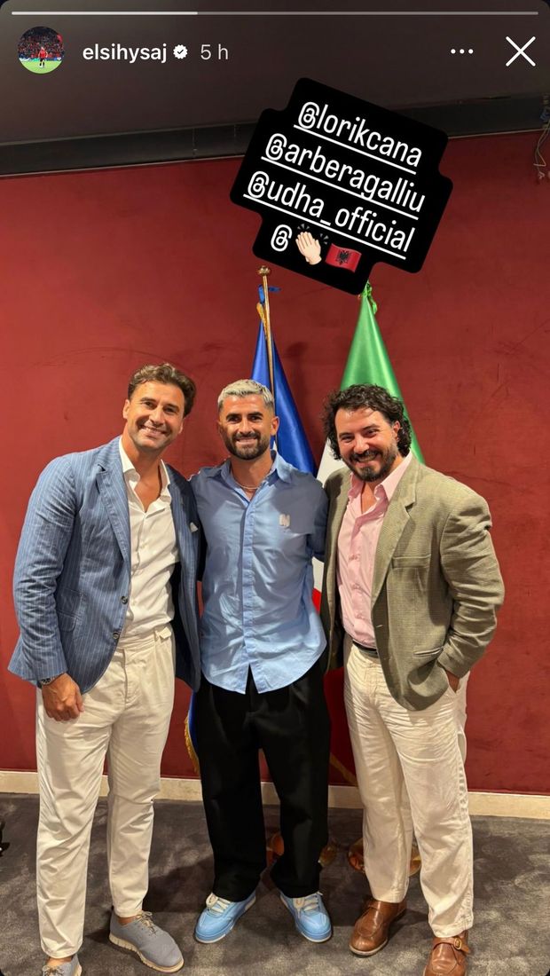 Un po’ di Lazio in Albania: Cana incontro Hysaj. Il Motivo – FOTO- immagine 2