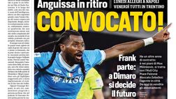 Prime pagine giornali sportivi oggi: il Napoli sui media