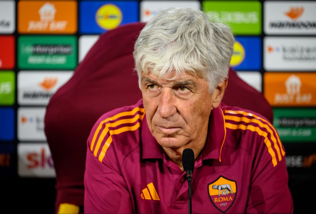 Roma-Lille, la conferenza stampa di Gasperini e Ndicka – FOTO GALLERY - immagine 13