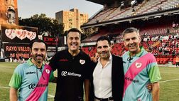 Julio Cesar, Costacurta e Brocchi con la maglia del Rayo Vallecano: ecco spiegato il motivo