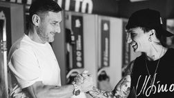 Totti e Ultimo insieme all’Olimpico: Francesco torna nello spogliatoio della Roma