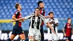 Doppietta Vlahovic e gol di Conceicao: la Juve stende il Genoa ed è prima