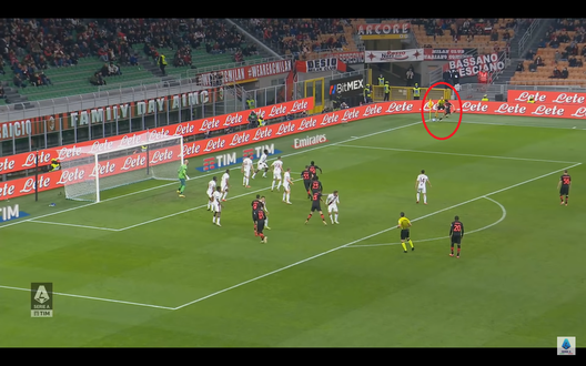 Torino-Milan 1-0, l’analisi del gol: marcature poco strette della difesa granata- immagine 2