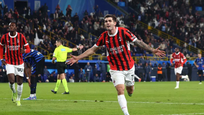 Christian Pulisic derby Inter-Milan 2-3 Supercoppa italiana 2025