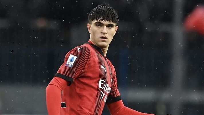 Davide Bartesaghi AC Milan Empoli-Milan 0-3 Serie A 2023-2024