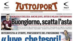 LA PRIMA PAGINA di TUTTOSPORT: “Juve, che tesori! dammene altri”