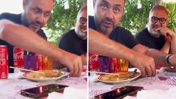 De Zerbi, lezione di tattica usando lattine e bicchieri [VIDEO]