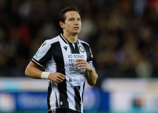 UDINE, ITALY - NOVEMBER 02: Florian Thauvin of Udinese during the Serie A match between Udinese and Juventus at Stadio Friuli on November 02, 2024 in Udine, Italy. (Photo by Timothy Rogers/Getty Images) Thauvin brilla in Francia: l’ex Udinese tre volte MVP del mese in Ligue 1- immagine 2