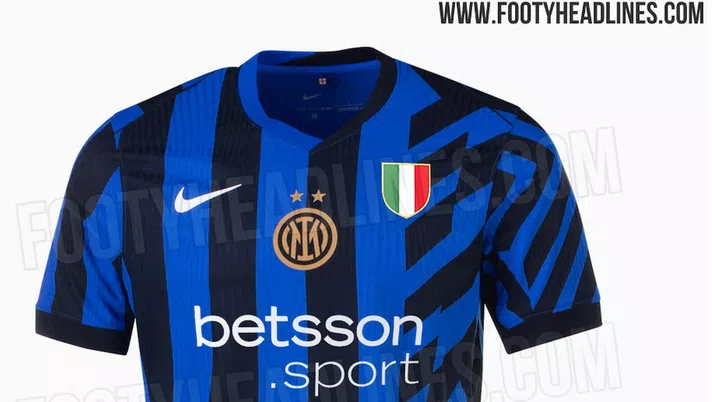 Inter, ecco le immagini della maglia 24-25 con le due stelle, tricolore e nuovo sponsor - immagine 1