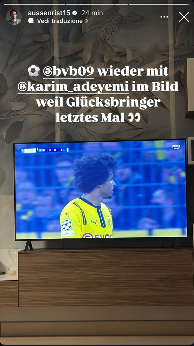 Hummels segue il Dortmund da casa: “Adeyemi porta fortuna”. E lui segna- immagine 2