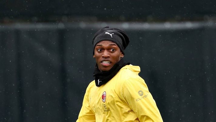 Rafael Leao (attaccante AC Milan), qui durante una seduta di allenamento dei rossoneri a Milanello | Milan News (Getty Images) Bologna-Milan, Leao sarà in campo anche se non al top della forma: il punto