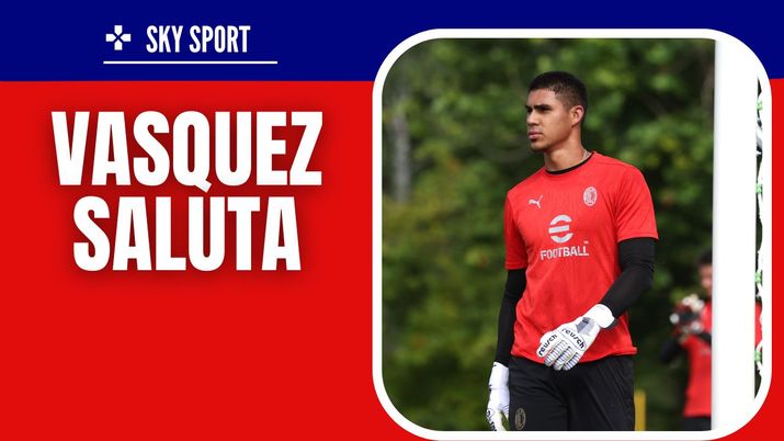 Devis Vásquez AC Milan allenamento Milanello