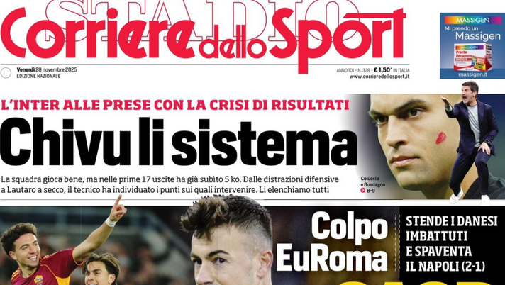 Il Napoli sui media: le prime pagine dei quotidiani di oggi- immagine 1