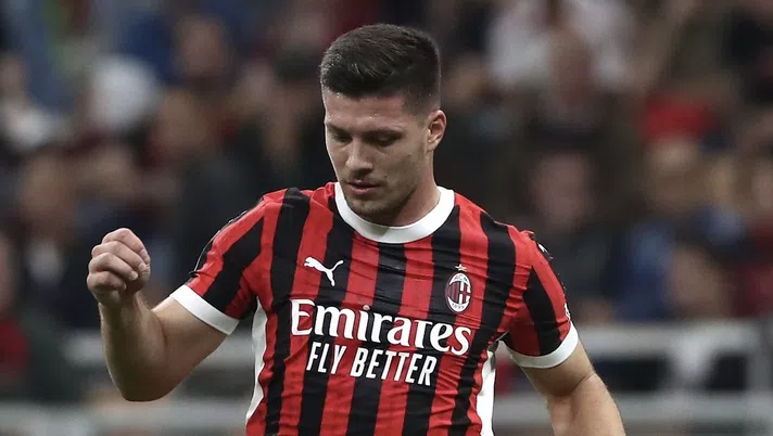 Luka Jovic AC Milan Milan-Lecce 3-0 Serie A 2024-2025