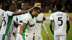 Serie A, il Sassuolo torna a vincere: Cagliari battuto 2-1 con Laurienté e Pinamonti