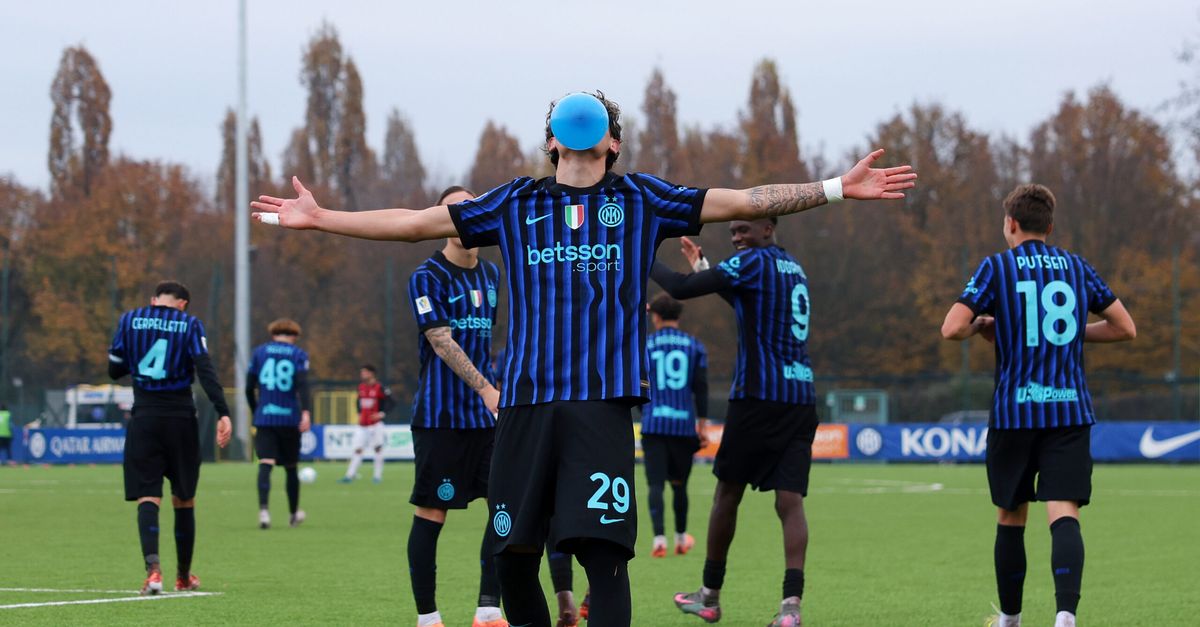 Inter Milan Primavera: Mancuso segna ed esulta come Nkunku